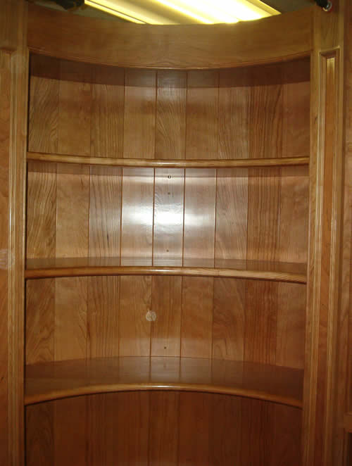 Curved cherry upper unit